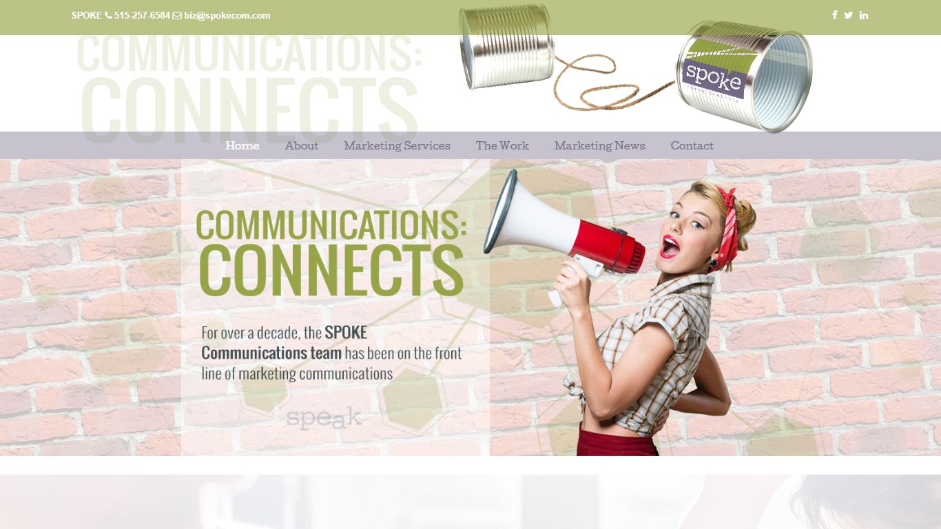 SPOKE Communications Des Moines Marketing Communications Company